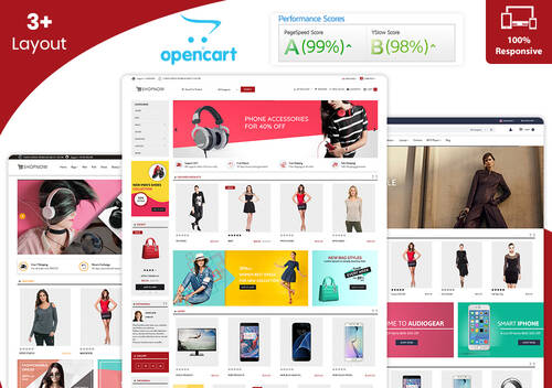 ShopNow Ücretsiz OpenCart Teması
