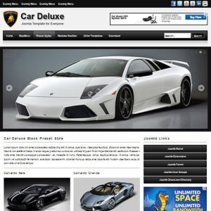 ÜCRETSİZ JOOMLA TEMASI CAR DELUXE